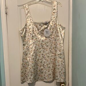 Princess Polly Cream Floral Dress/ Nightgown